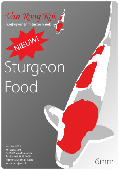 Van Rooij Koi Steurvoer 6mm 3,4 Kg