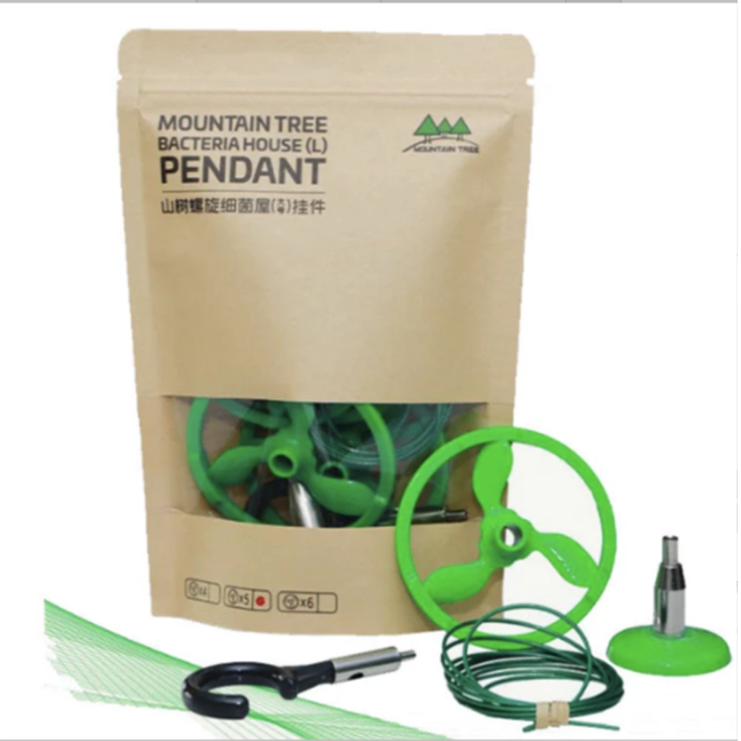 Mountain Tree Hanging Hook Kit Bacteria House 8x25cm
