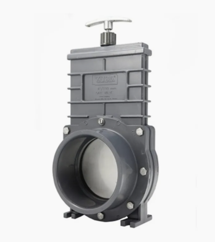 Valterra PVC Schuifkraan 110 mm met RVS Schuif